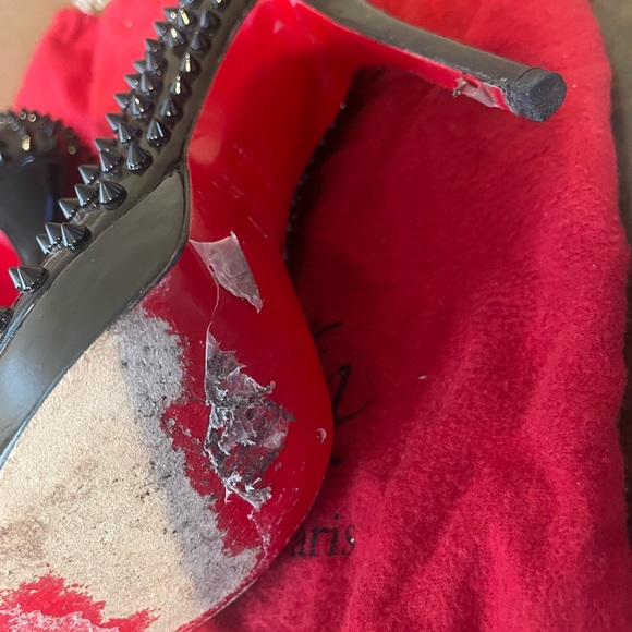 Christian Louboutin Louis Calf/Spike Shoe - Picture 6 of 10